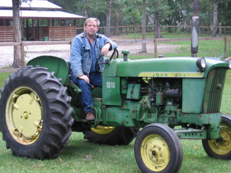 old man and tractor! lol