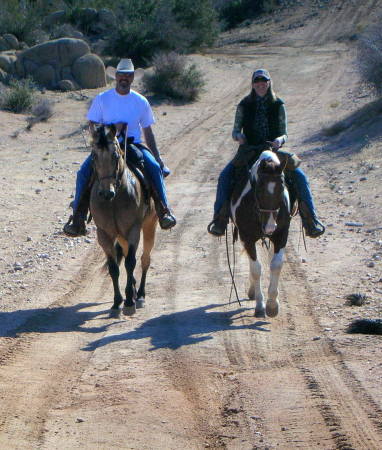 Riding with Nick in Pioneer Town