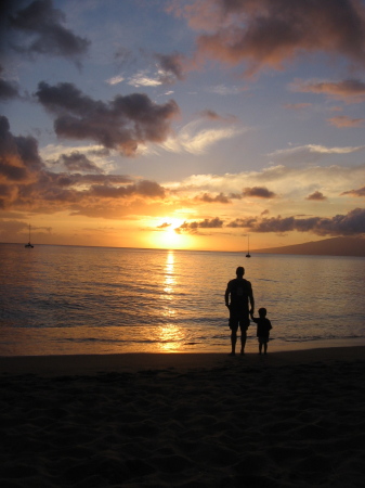 Father and Son, Maui July 2008