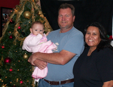 1st Christmas with our Granddaughter