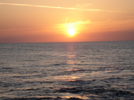Offshore Sun Set
