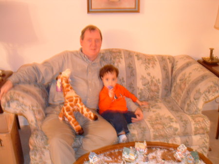 Caleb & me; Christmas 2003