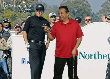 At the Riviera Northern Trust Golf Open 09