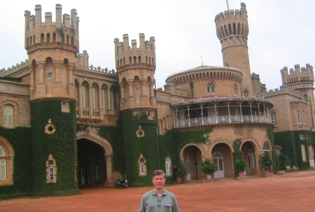 Me in Bangalore India - Bangalore Palace
