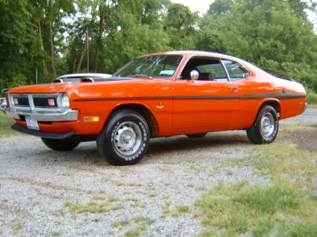 sister Michelle's 71 Dodge Demon