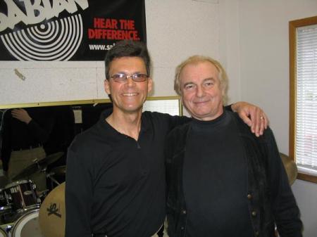 Our Drummer Nathan Quade with Alan White