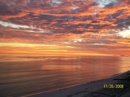 Sunset at Navarre Beach