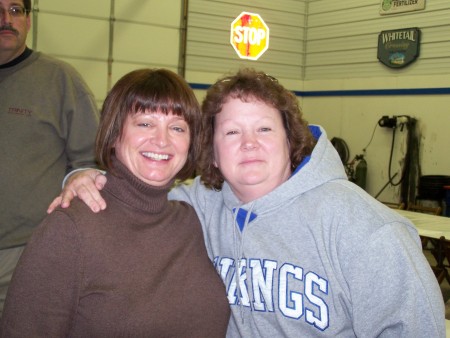 Me and Cindy at Webb Dulin's BBQ Nov. '08