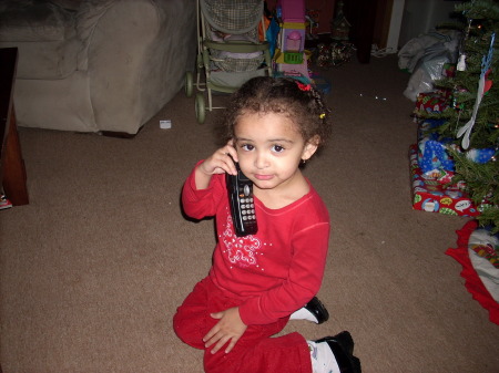 next it will be her own phone!