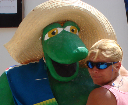 Me and Senor Frog