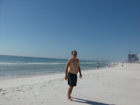 Mark at Perdido Beach in Alabama