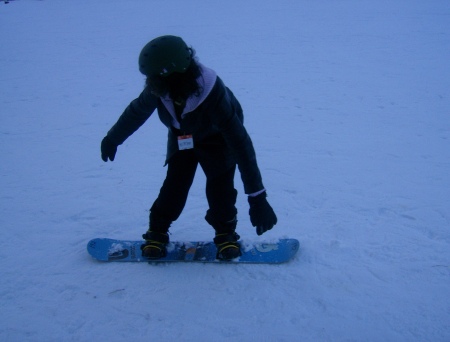 Snow boarding