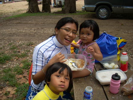 Julia and kids