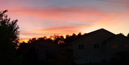 October Sunset Sky