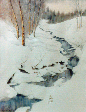 89- chester creek [watercolor]