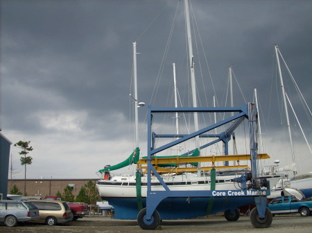 "Sail On" in yard