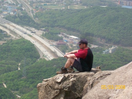 Me on MT Sapaeson, Korea