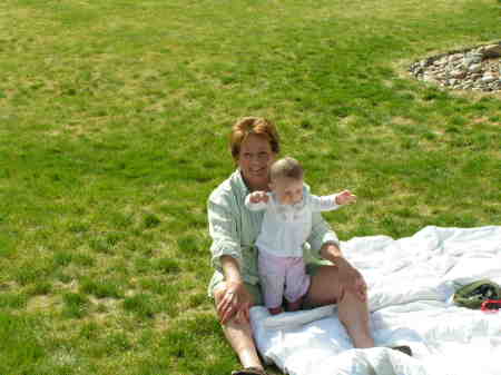 Iris with Granddaughter