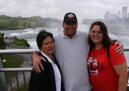 The Slack Family at Niagara Falls