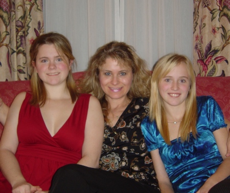 My daughters and I-Christmas 2007