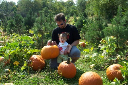 Pumpkin Patch with Dad