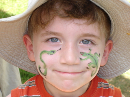 My son Gavin at the lavender festival