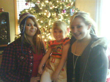 my girls Christmas 08