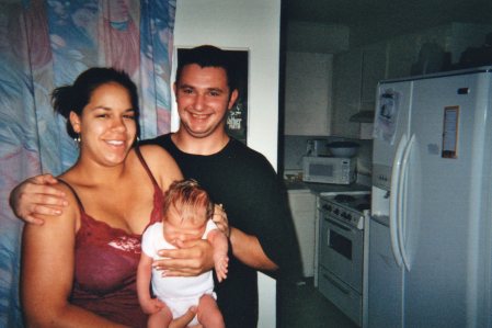 My son, his wife and baby
