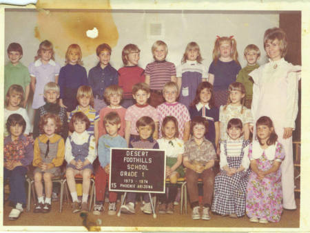 1973-1974 1st grade Mrs. Brooks