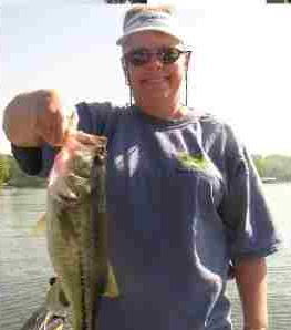 4 pound bass on Lake Guntersville