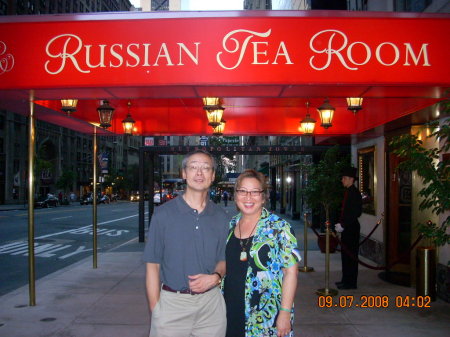 Arlene & Michael at Russian Tea Room, NYC