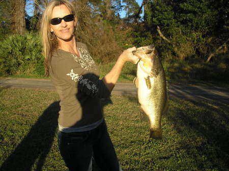 Susan with monster 10# bass!