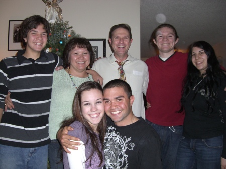 My family, Christmas Eve 2008