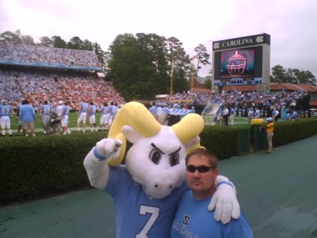 Me at the UNC/Miami Football game