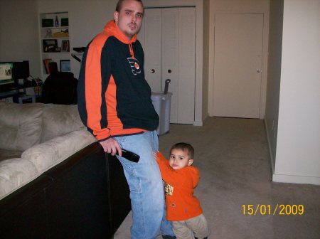 Daddy & Tres jan. 2009