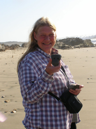 Cheryl Gullak at the Beach