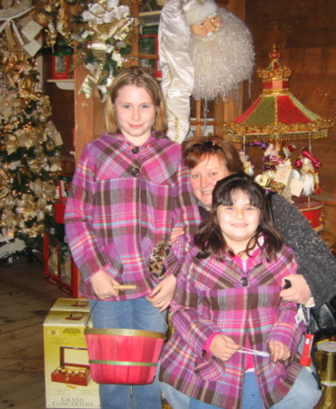 Cathy and her nieces (Peter's girls)