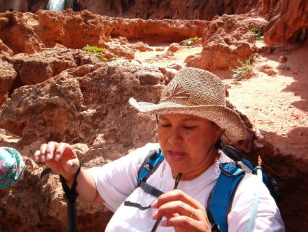 Hiking Down Mooney Falls