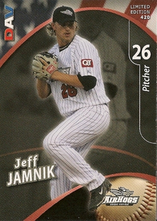 Jr's fist baseball card
