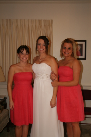 My 3 girls, Sylvia's wedding day.