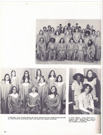Choir: "Douglas High School" 1974 Yearbook