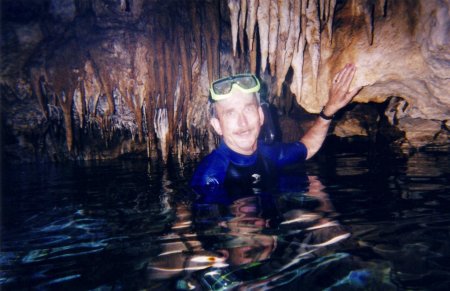 Snorkeling a Yucatan Cave
