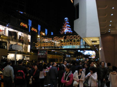 Christmas night 08- Canton Road Hong Kong