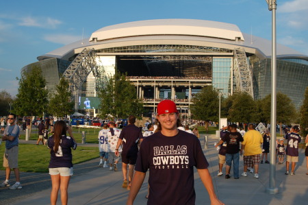 Jr at Cowboys opener