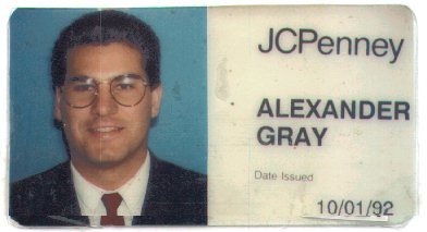 My Employee JCPenney's Badge from 1992