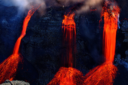 interesting water fall's