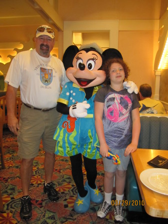 Corley and me at Walt Disney World