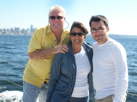 Cheryl, Doug, Me..visiting Seattle...Sept 2008