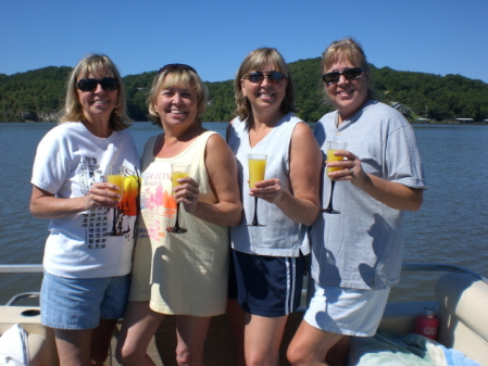 My sisters and I at the Lake of the Ozarks
