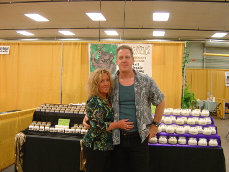 My hubby Keith and I in Nashville at an expo